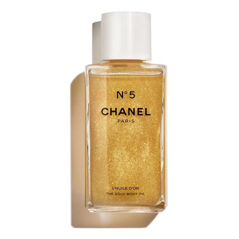 chanel no.5 oil|Chanel number 5 body oil.